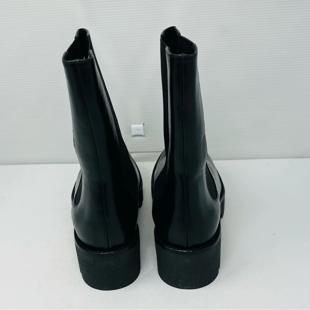 THEORY***CHELSEA BOOTIE In Black Leather**EU 40; US 10 $475 - Picture 9 of 12